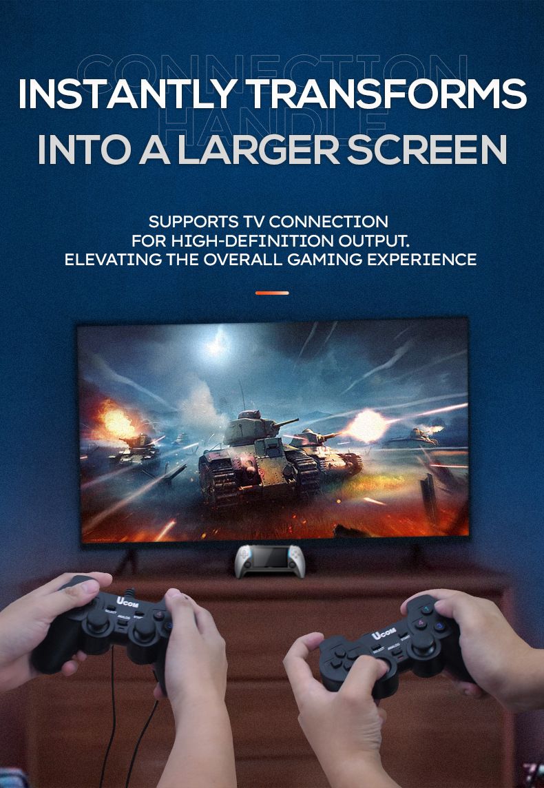 Video Game Consoles New Product PROJECT X Handheld Game Console Supports PS1 Arcade HD Output Two Player Battle_voghion.com