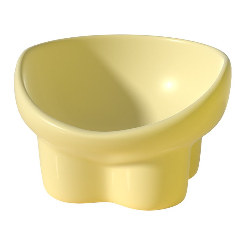 Ceramic Pet Elevated Neck Protection Cat Water Dog Food Bowl Supplies_voghion.com