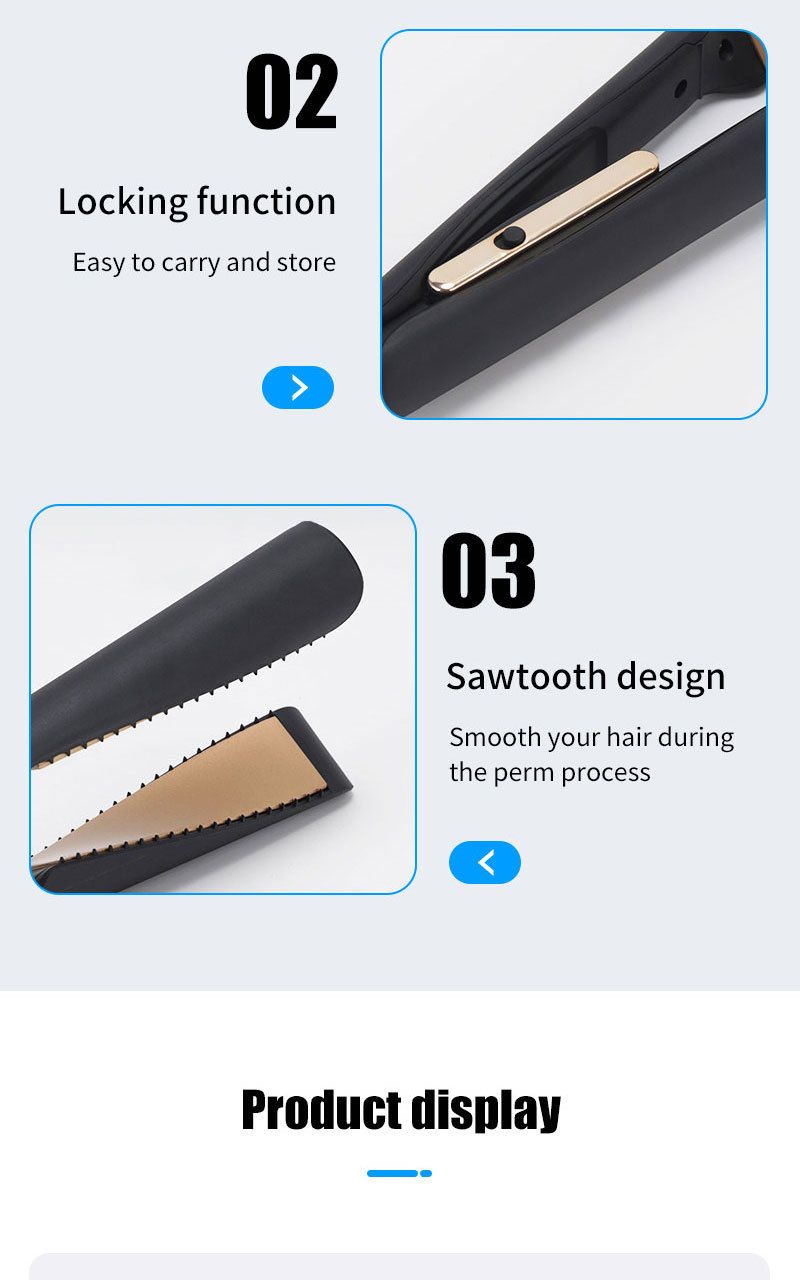 twisting multi speed temperature control does not damage the hair straightening splint curling iron dual purpose spiral splint_voghion.com