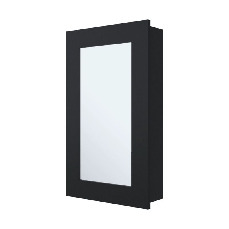 Mirror Medicine With Black Included Cabinet_voghion.com