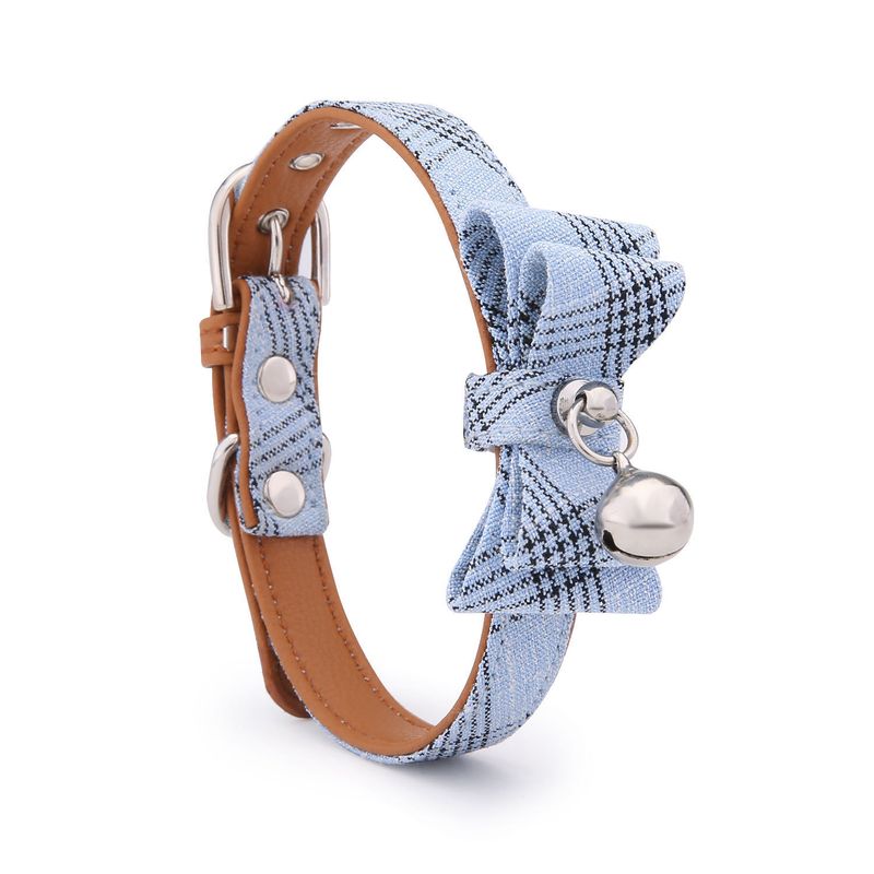 New Pet New Product Recommendation Dog Diagonal Striped Cat Bell Collar_voghion.com