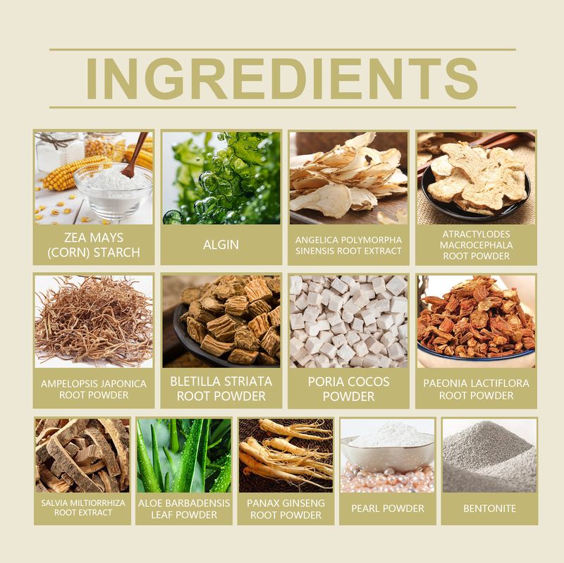 OUHOE čistilni prašek za čiščenje, fine pore, blago vlaženje, maska za nego kože obraza in vlaženje_voghion.com