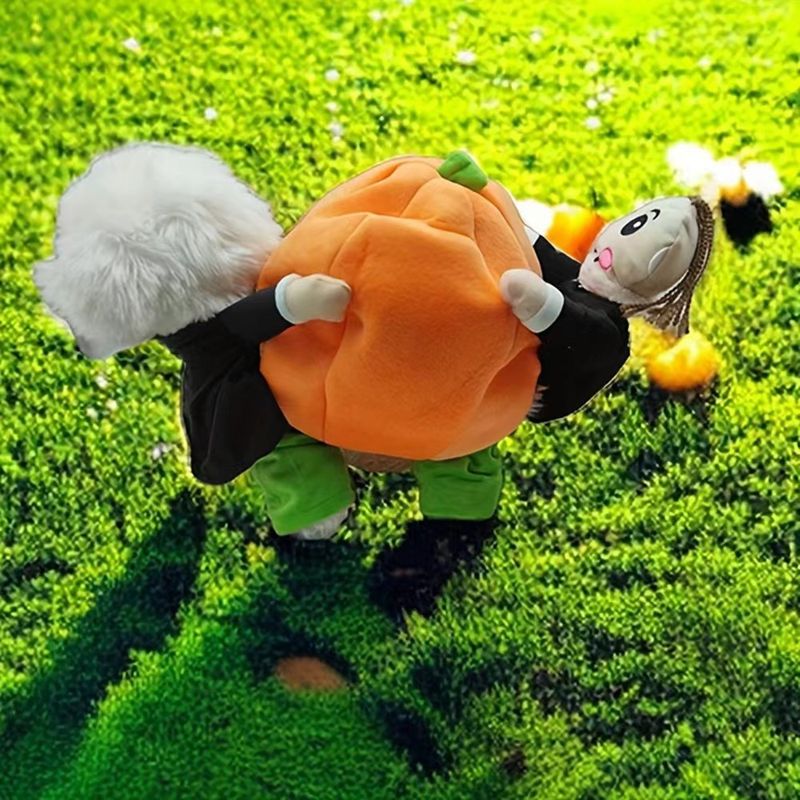 Halloween Funny Teddy Poodle Costume Christmas Clothes Multi-use Pet Dog Carrying Watermelon_voghion.com