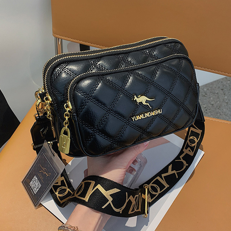 Naisten Muoti Olkalaukku Uusi Pehmeä Nahka Rento Cross Body Design Naisten Neliömäinen Laukku Lompakko Matkapuhelinlaukku_voghion.com