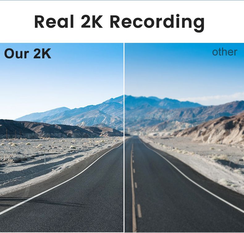 2K Driving Recorder Hidden Dashboard Camera Remote Monitoring Wireless Network GPS_voghion.com