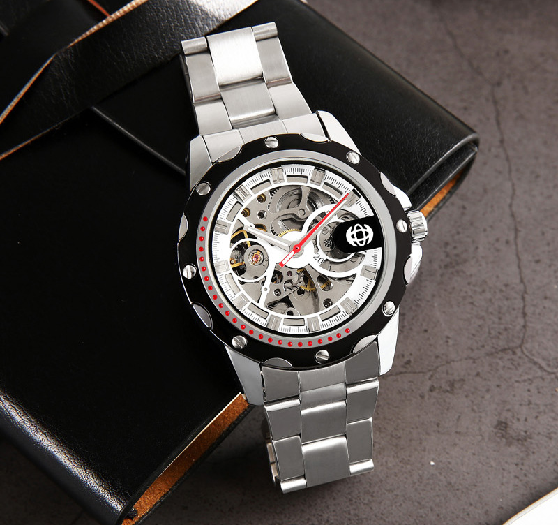 Ceasuri bărbătești curea din silicon automată mecanică sport ceasuri bărbătești la modă_voghion.com