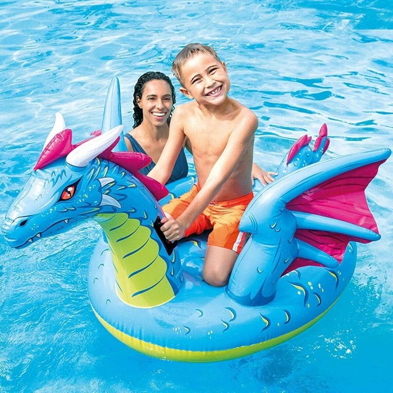 INTEX Ride-On Inflatable Toy Children's Pool Animal Float Water Play_voghion.com