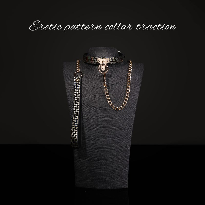 Interesting Sm Traction Collar Bondage Neck Collar Alternative Adult Products High-end Props Role-playing_voghion.com