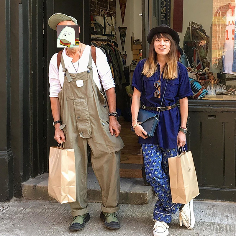 Casual overalls Cargobroeken voor heren Mode-overalls Losse bretels_voghion.com