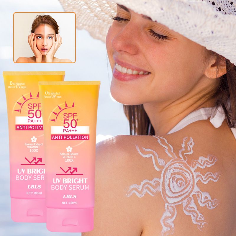 Latte protettivo LBLS SUNSCREEN UV idratante e rinfrescante impermeabile, resistente al sudore, resistente,_voghion.com