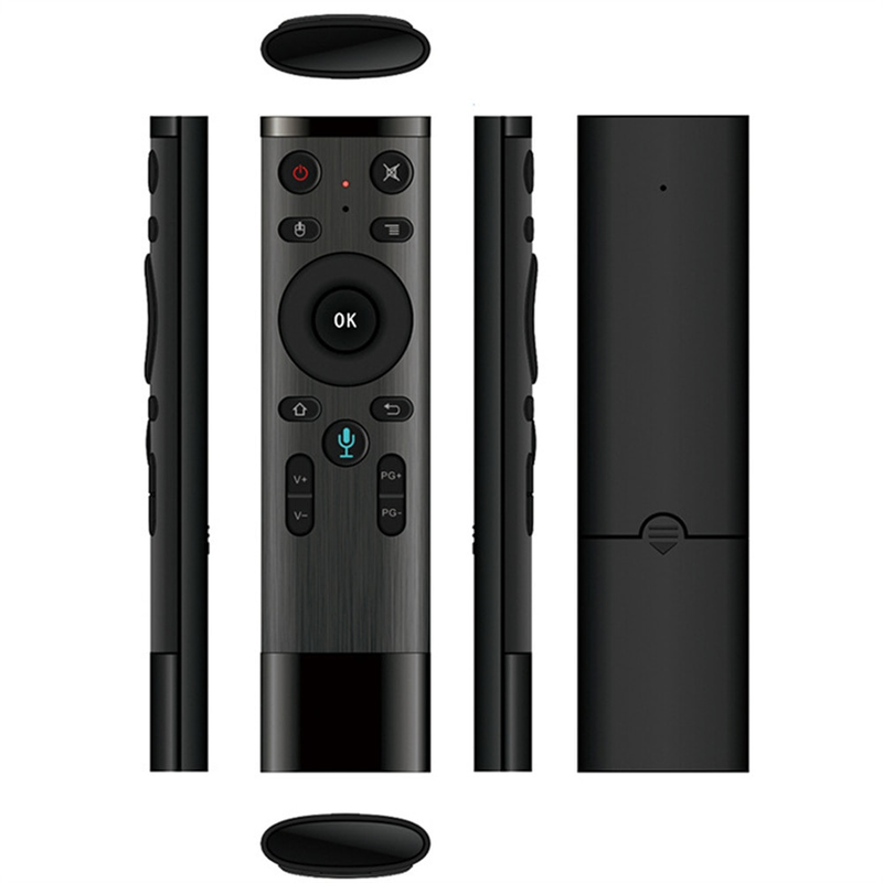 Q5 voix Gyroscope Air souris avec Microphone 3 axes Gyroscope télécommande pour Smart TV Android Box_voghion.com
