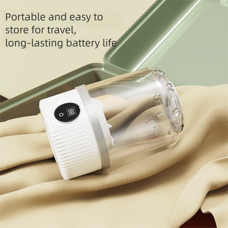 Portable Mini Washing Machine For Underwear & Socks, USB Rechargeable Automatic Washer, Ideal For Travel, Dormitory, And Small Spaces_voghion.com