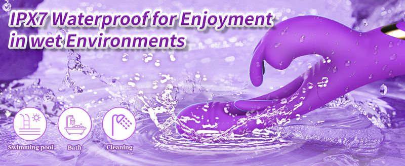 Vibrator Sex For Women 4IN1 Rabbit Vibrators Toys With Flapping Vibrating Dildos & Tapping Bunny Adult Products_voghion.com