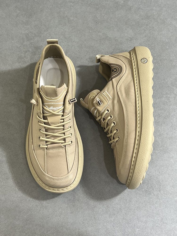 Summer New Breathable Ice Silk Cloth Thick Sole Lightweight Thin Casual Shoes Men's Slip-On Sneakers Versatile_voghion.com