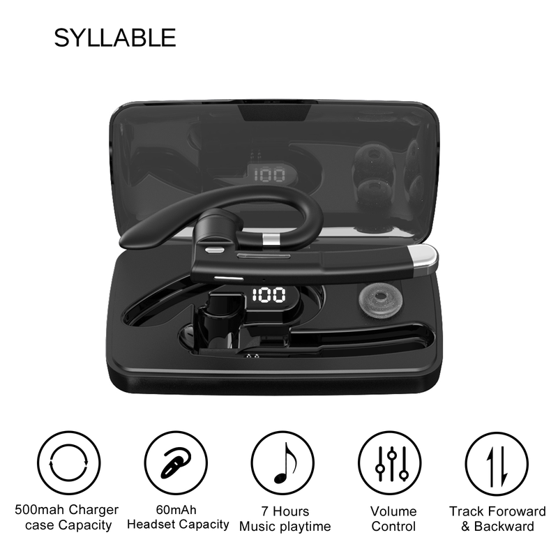 Original SYLLABLE YYK-520 wireless sport Earphones Fit for BT V5.1 bass noise reduction SYLLABLE YYK-520 Volume control earbuds_voghion.com