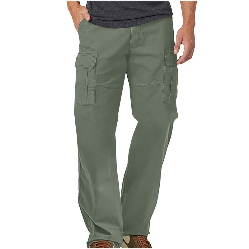 Lange Arbeitshose für Herren aus wasserdichtem Oxford-Gewebe mit mehreren Taschen_voghion.com