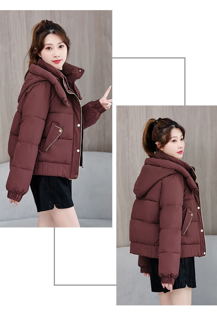 Kurze Pufferjacke für zierliche Figuren – voluminöse Steppjacke mit strukturiertem Reverskragen (5 urbane Neutraltöne, erweiterte Größenauswahl)_voghion.com