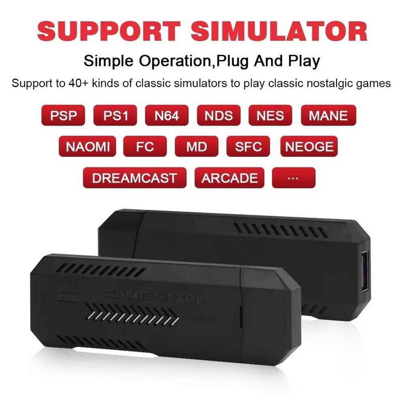 Game X2 Ultra High Definition Home Gaming Arcade Wireless TV Game Console Dual Controller_voghion.com