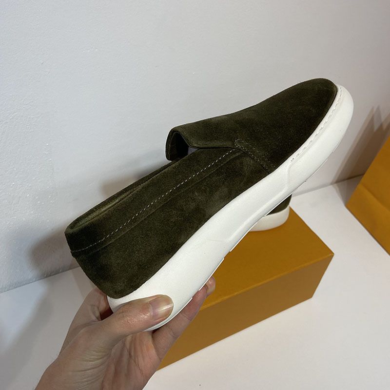2023 Trendy Brand Versatile British Style Bean Shoes New Casual Cowhide Loafers Men's Foot Pedals_voghion.com