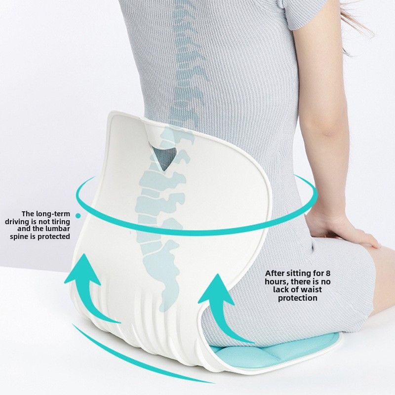 Waist Seat Cushion Children's Student Office Sitting For A Long Time Is Not Tired Artifact Ergonomic Chair Petal Seat Cushion Cushion Integrated_voghion.com