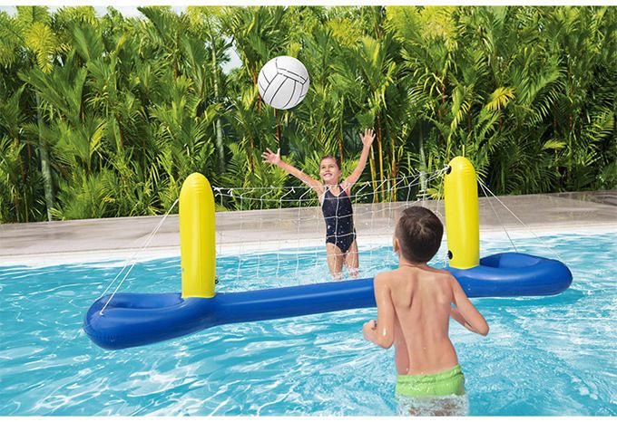 Havuzlar ve Su Eğlencesi LWater Voleybol Ağı Şişme Voleybol Rafı Yüzme Havuzu Eğlence Tesisleri_voghion.com