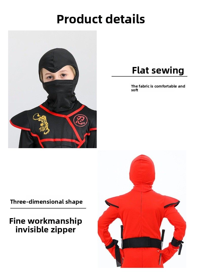 Cosplay Halloween Costumes, Children's Costumes, Muscle Costumes, Samurai Children's Ninja Costumes_voghion.com