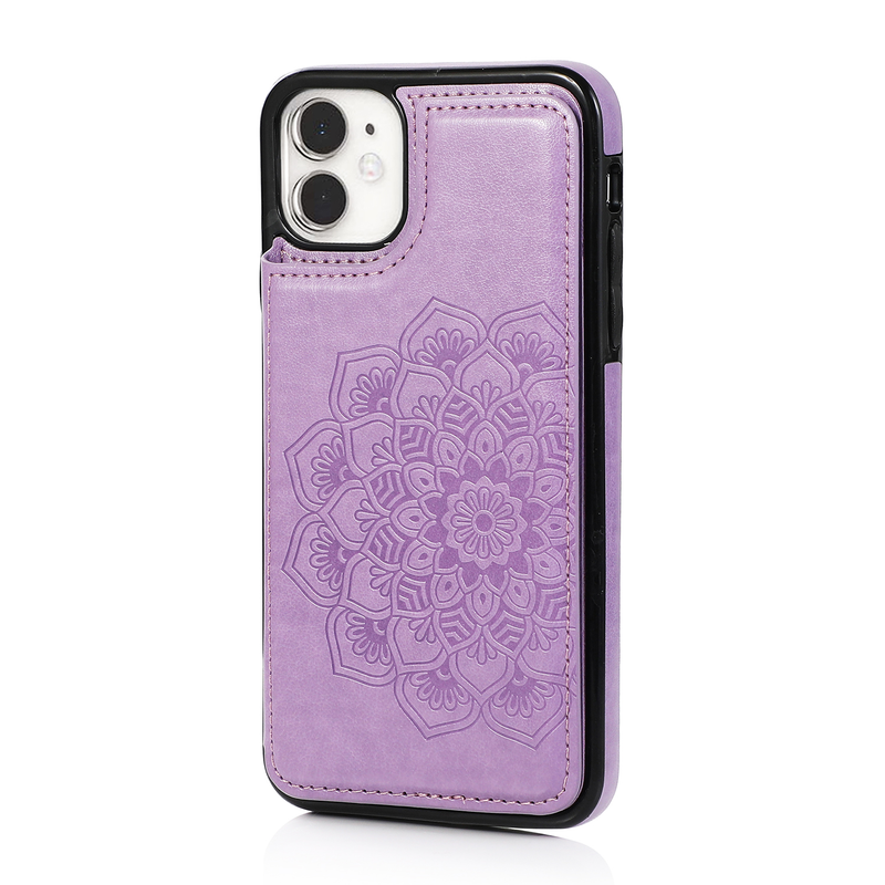 Étui en cuir gaufré pour iPhone 14, 13, 12, 11 Pro, XS, X Max, XR, 8, 7 Plus, SE 2020, 2022, coque antichoc de luxe_voghion.com