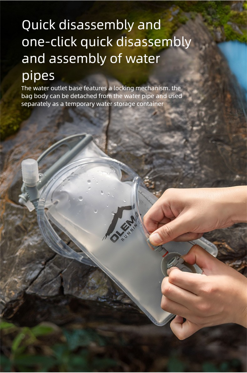 Outdoo Spots Potable Hiking Wate Bag Lage Capacity Foldable 1.5L 2L Tail Running Cycling Maathon Hydation_voghion.com