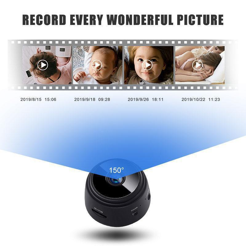 (1/2/4 szt.) 2023 Kamera Mini WiFi Szpieg Full HD 1080P Bezprzewodowa Ukryta Kamera Aktywowana Noktowizor Bezpieczeństwo Niania Kamera Nadzorcza Do Samochodu Dom Biuro_voghion.com