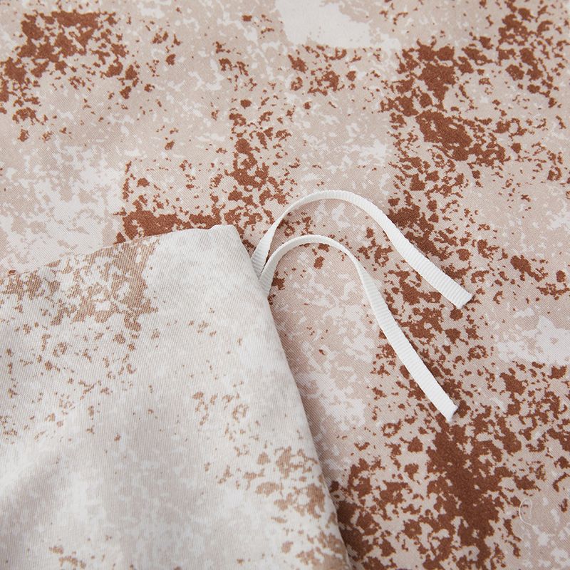 Set copripiumino di lusso con stampa geometrica - Collezione di biancheria da letto in morbido poliestere spazzolato in stile nordico moderno - Lenzuolo con angoli e federe - Diverse misure_voghion.com