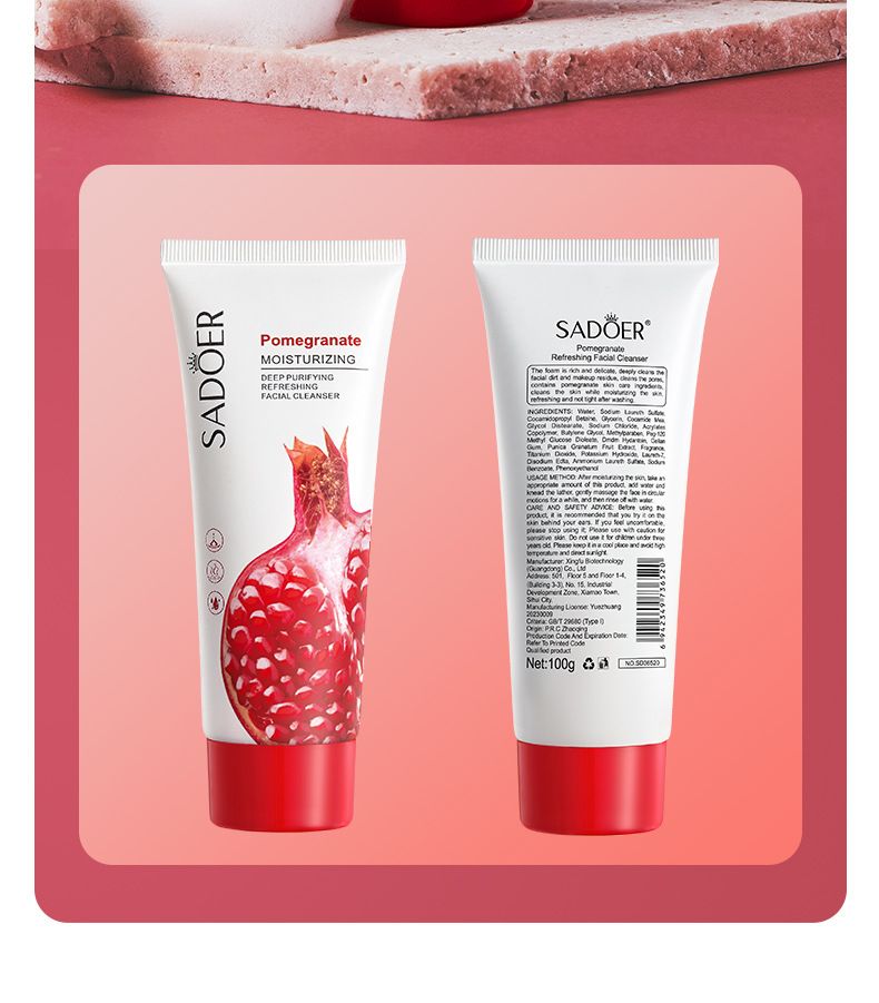 Full English Facial Cleanser SADOER Rose Milk 100g Deep Cleansing Live Broadcast_voghion.com