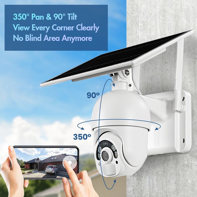 T22 1080P Full HD soldrevet 4G netværk EU-version kamera, understøtter PIR-alarm, nattesyn, tovejslyd, TF-kort_voghion.com