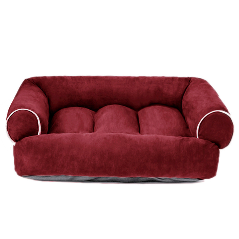 Neu Deer Haut Samt Sofa Herbst Und Winter Tiefen Schlaf Hund Haus Haustier Nest_voghion.com