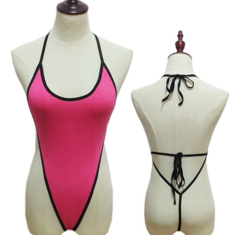 Intieme mini badpak badmode dame sexy perspectief eendelig driepunts bikinipak 384_voghion.com