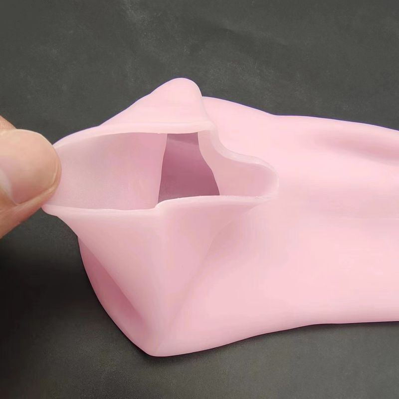 Silikonsocken Anti-Rissbildung Silikonsocken Silikon-Fußabdeckung Fußmaske Fußmaske Hautverjüngung Silikonabdeckung Feuchtigkeitsspendende Socken Vollfuß_voghion.com