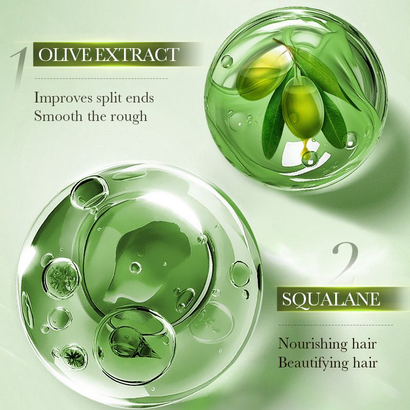 SADOER Olive Brilliant and Brightening Care Essence Oil Balsamo per capelli lisci in inglese_voghion.com