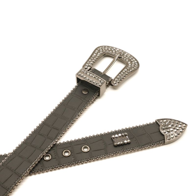 Água Mulheres Incrustadas Diamante Completo Agulha Fivela Punk Moda Tendência BBsimon Cinto Masculino_voghion.com