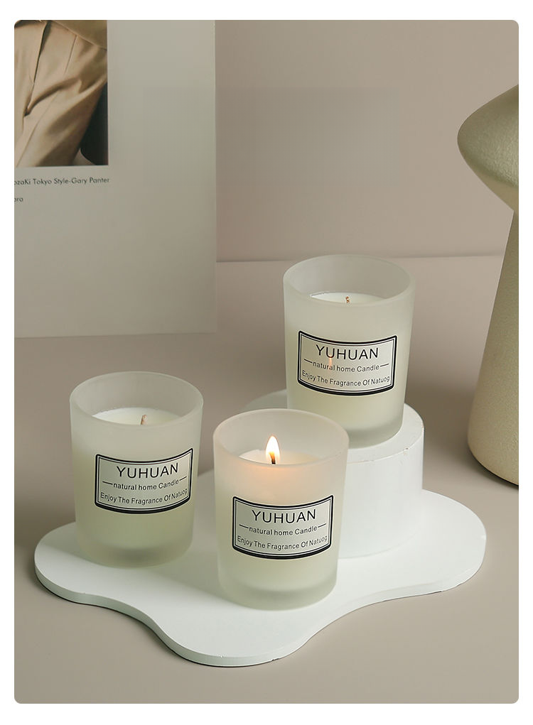 Aromatherapie-Kerze, Weihrauch, beruhigend, Schlafmittel, für Zuhause, langlebig, Nische, hochwertige Geschenkbox, Schlafzimmerduft, ätherisches Öl_voghion.com