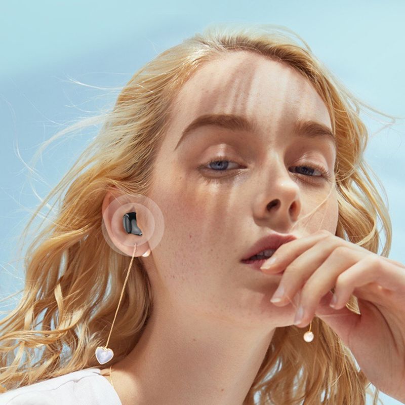 1Pc X6 Wireless Headphone Handsfree Voice Prompt ABS Stereo Bluetooth-compatible 5.0 Earbud for Sports_voghion.com