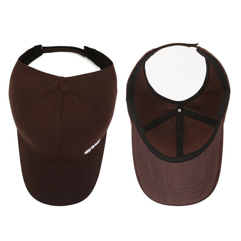 Nuovi arrivi cappelli da sole da donna con coda di cavallo a tesa lunga, pieghevoli, regolabili, da spiaggia, con protezione UV, visiere da pescatore, estivi_voghion.com