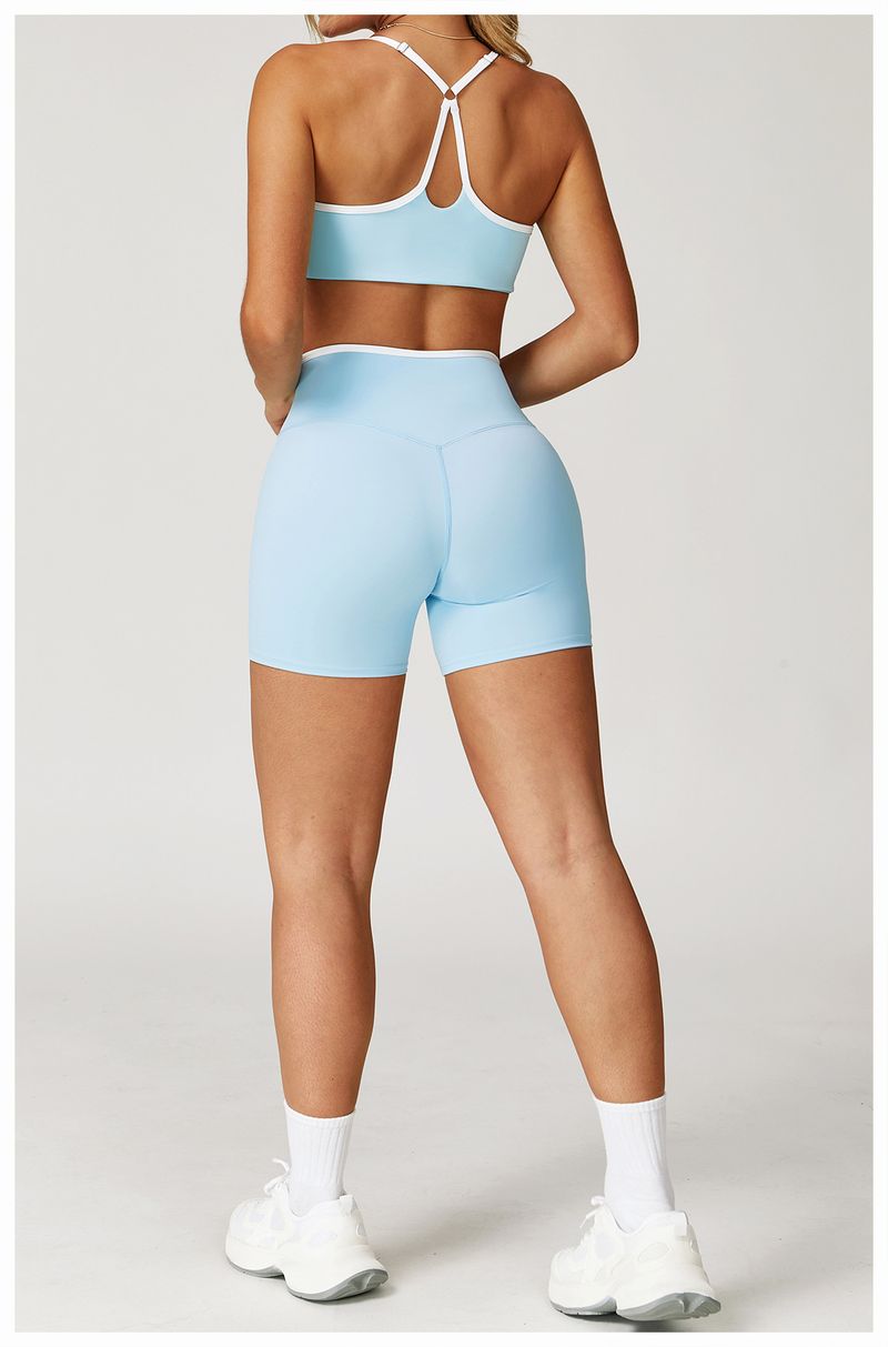 High Waist Yoga Shorts For Women - Seamless Naked Feel Squat Proof Gym Workout Shorts With Peach Lift Design_voghion.com