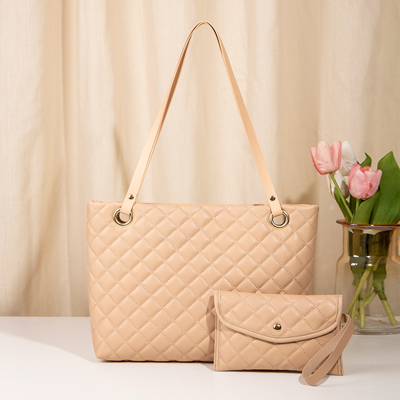 Set di due pezzi per lo shopping 2022, borse a mano, moda, casual, versatili, per donna_voghion.com