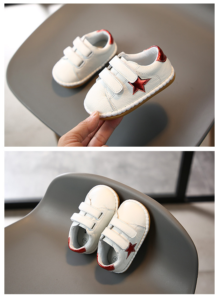 Scarpe da bambino Primavera e autunno Fondo morbido Bambino Bambino Anni Bambini S Skate Uomo Donna Bianco_voghion.com