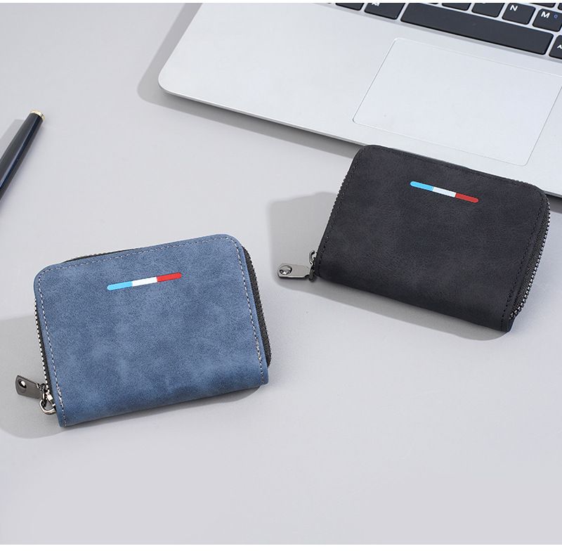 Baellerry New Men's Card Wallet, Simple Retro, Multi-card Design, Organ Style Structure, Set Of Card Wallet, Coin Purse, ID Bag, Card Holder In One._voghion.com