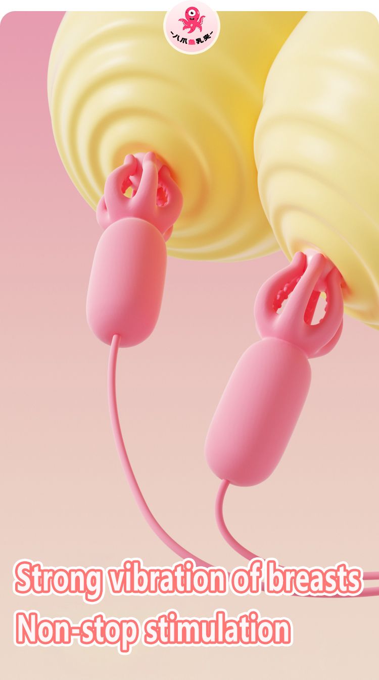 Heißer Verkauf Kleine Octopus Brust Saug Gerät Frauen Masturbator Springen Ei Vibrierende Brust Massager Nippel Klemmen_voghion.com