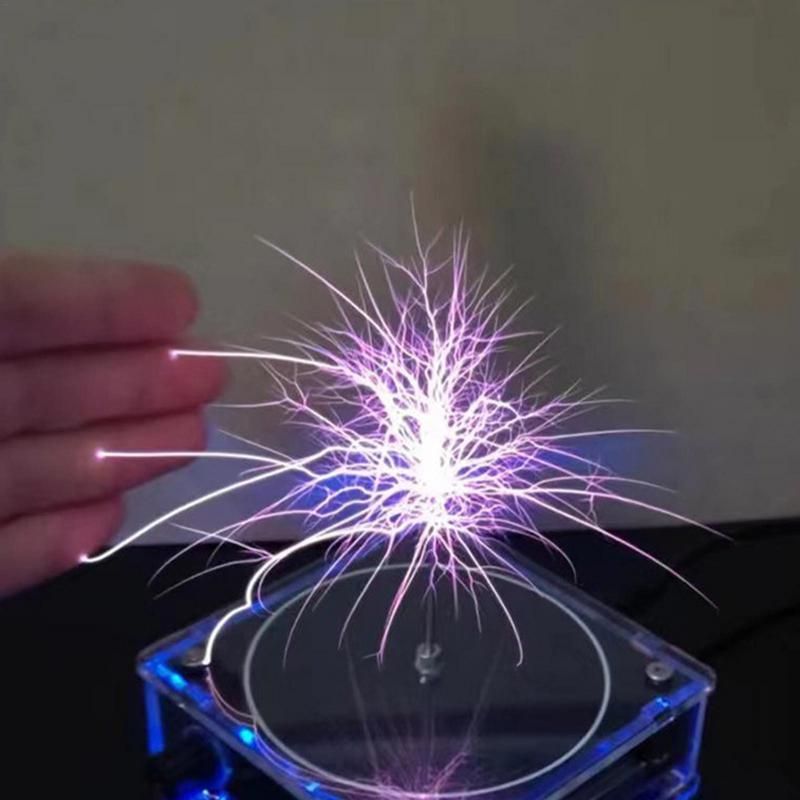 For Tesla Coil Speaker Bluetooths-compatible Music Wireless Touchable High Power Pulse Electric Arc Generator Artificial Lights_voghion.com