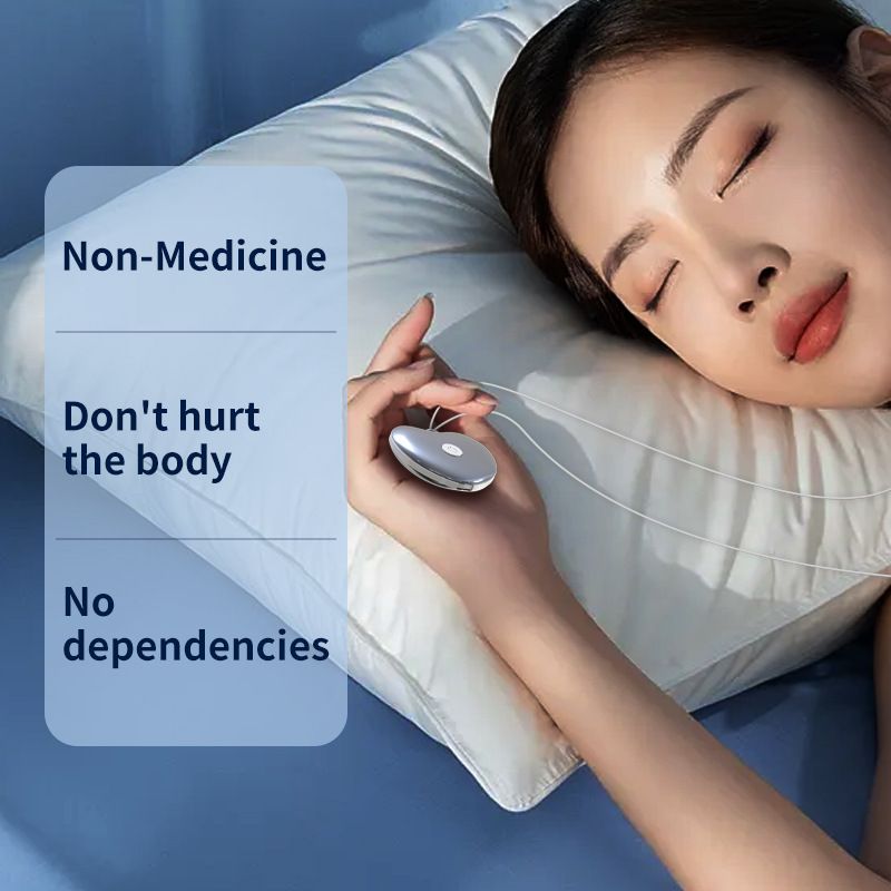 Nieuw slim apparaat, draagbaar, microstroompuls, kalmerend, diep slaaphulpmiddel, magisch hulpmiddel_voghion.com