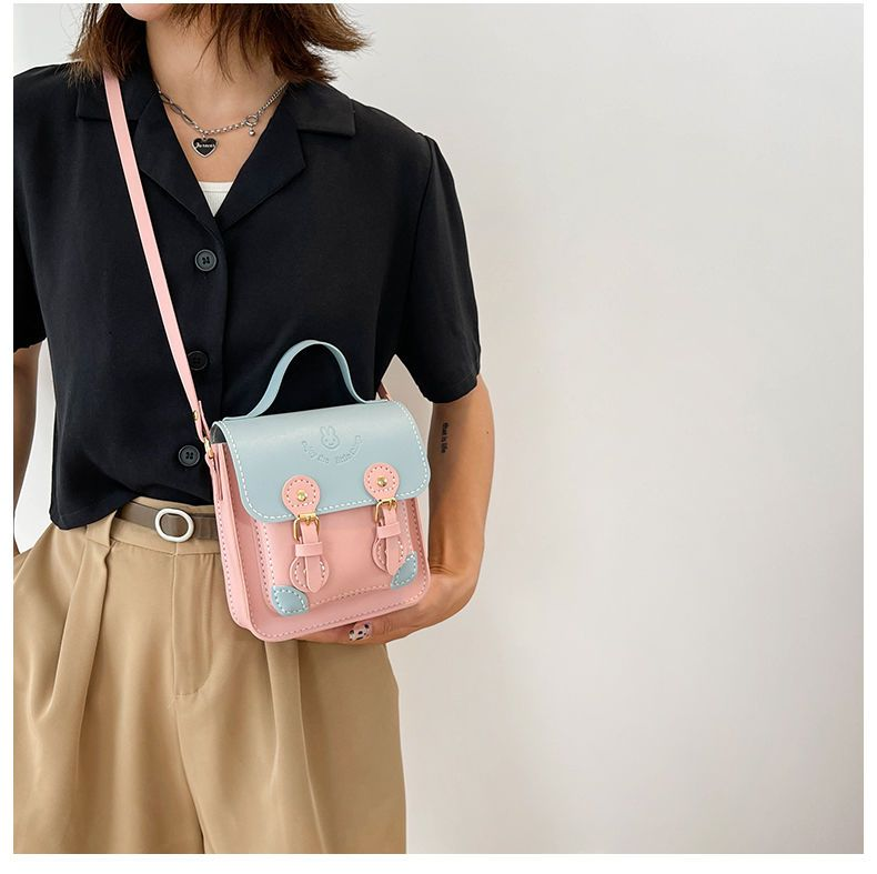 DIY Handmade Woven Women 2024 New Trendy One Shoulder Diagonal Cross Small Square Self made Material Bag for Girlfriend_voghion.com