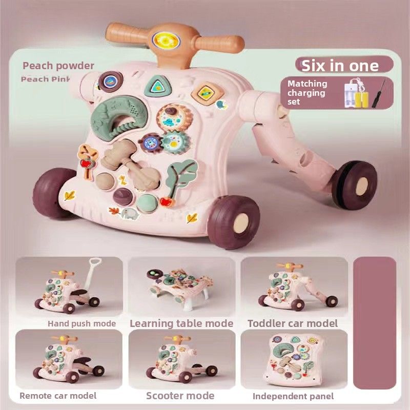 Cochecito de bebé 6 en 1, juguete musical, andador para aprender a caminar, de 0 a 36 meses_voghion.com