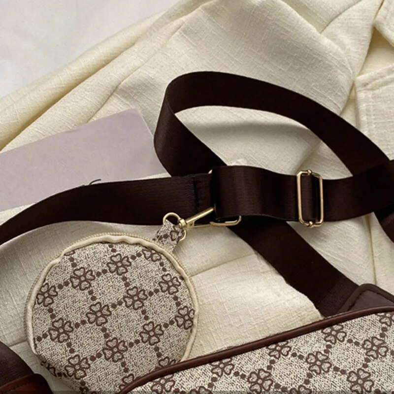 Simple And Trendy Texture, Casual Women'shoulder Bag With A Foreigntyletrap, Hanging Bag, Diagonal Crossbodymall_voghion.com